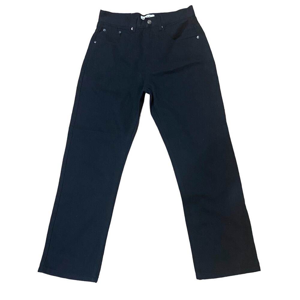 Mens Beyond The Limit Jet Black Premium Denim Jeans NEW Size: W32_ L30